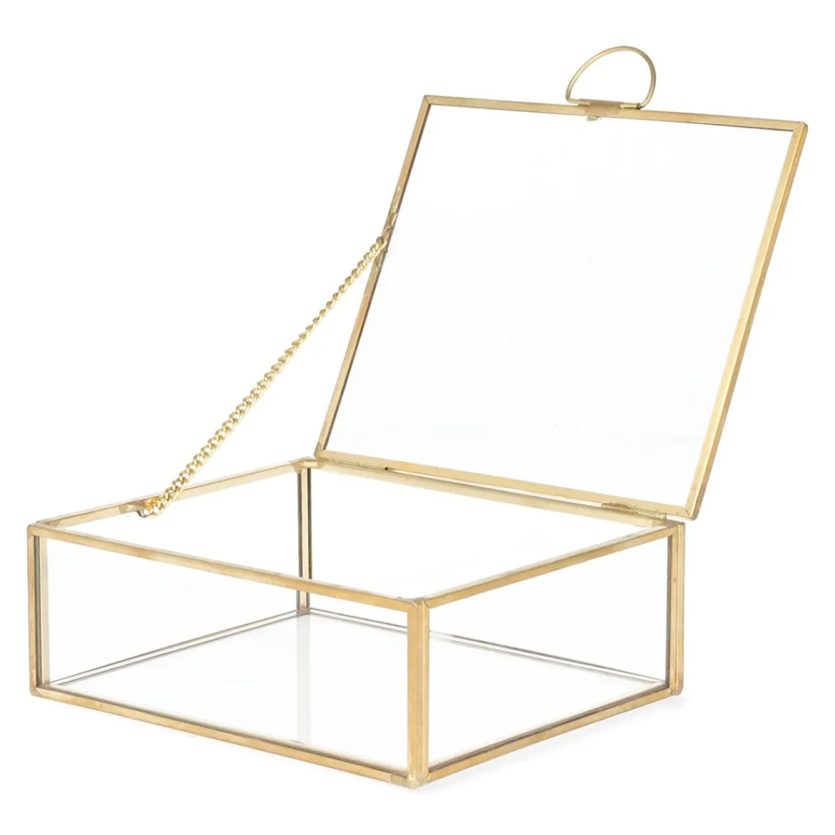 HOMLA Szkatulka Na Bizuterie Grazia Zlota 13X11X5 Cm Zloty Clearance