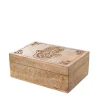 HOMLA Szkatulka Na Bizuterie Hamsa Z Drewna Mango Zlobiona 22X14X8 Cm Naturalny Hot