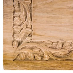 HOMLA Szkatulka Na Bizuterie Sombre Drewniana Zlobiona 22X14X8 Cm Naturalny
