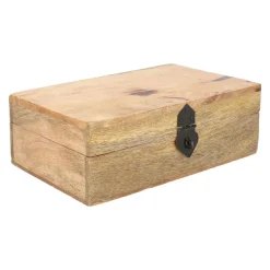 HOMLA Szkatulka Sombre Drewniana 22X14X8 Cm Naturalny New