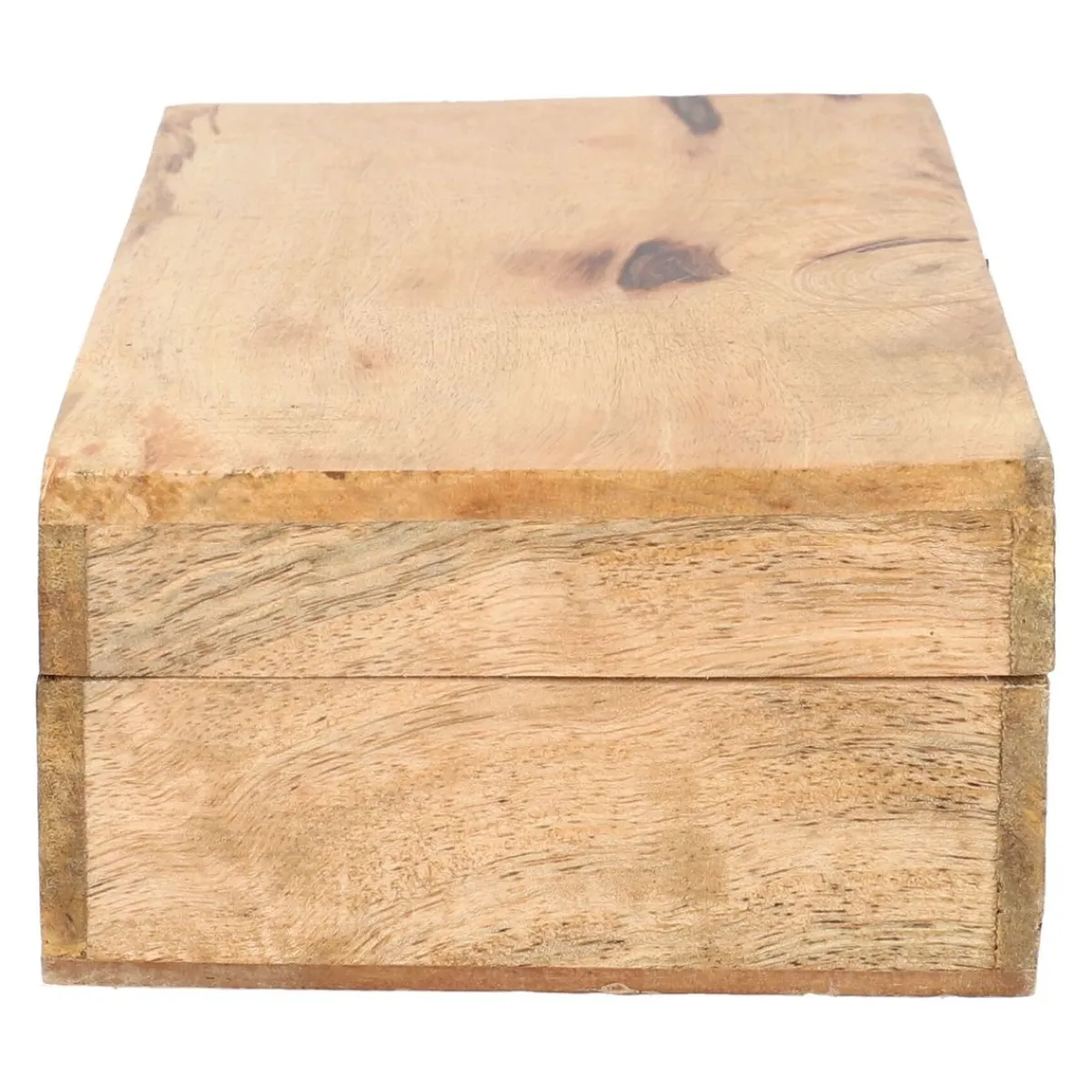 HOMLA Szkatulka Sombre Drewniana 22X14X8 Cm Naturalny New