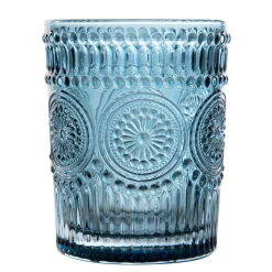 HOMLA Szklanka Barrel Wzorzysta Niebieska 0.30 Clearance
