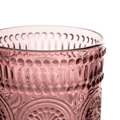 HOMLA Szklanka Barrel Wzorzysta Rozowa 0.30 Outlet