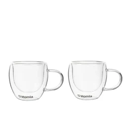HOMLA Szklanka Cembra Do Espresso, 2 Szt. 0,08 L Hot
