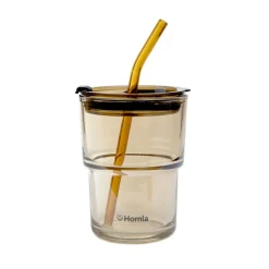 HOMLA Szklanka Embo Colour Bursztynowa 0,35 L Brazowy Discount