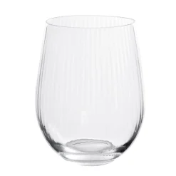 HOMLA Szklanka Lynn Ryflowana Transparentna 0,55 L Hot