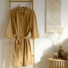HOMLA Szlafrok Pelly Bawelniany Musztardowy One Size Hot