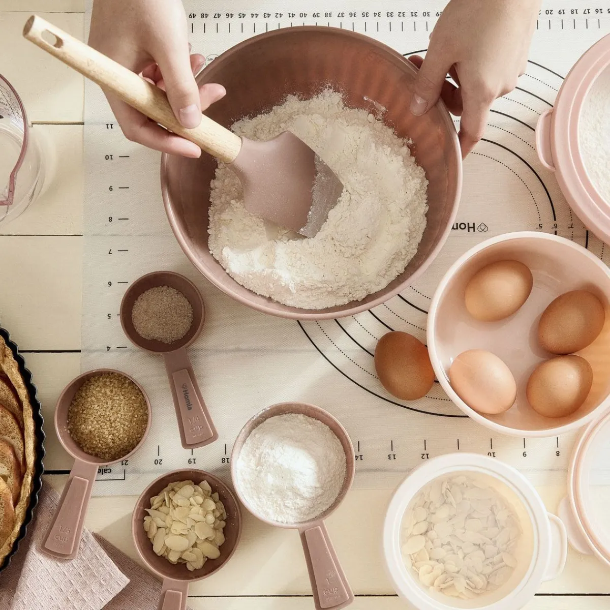 HOMLA Szpatulka Easy Bake Silikonowa Rozowa Rozowy Sale