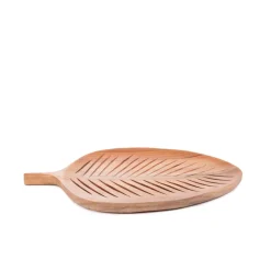 HOMLA Taca Dekoracyjna Acacia Z Drewna Akacjowego 30X20X1,5 Brazowy