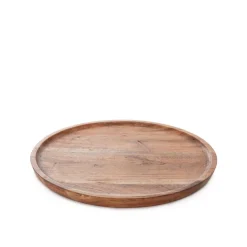 HOMLA Taca Dekoracyjna Acacia Z Drewna Akacjowego 24X2,5 Cm Naturalny