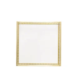 HOMLA Taca Dekoracyjna Grazia Ze Szkla Prazkowanego 18X18X4,5 Cm Zloty Sale