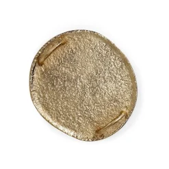HOMLA Taca Girona Metalowa Zlota 26X5 Cm Zloty Sale