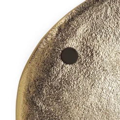 HOMLA Taca Girona Metalowa Zlota 26X5 Cm Zloty Sale