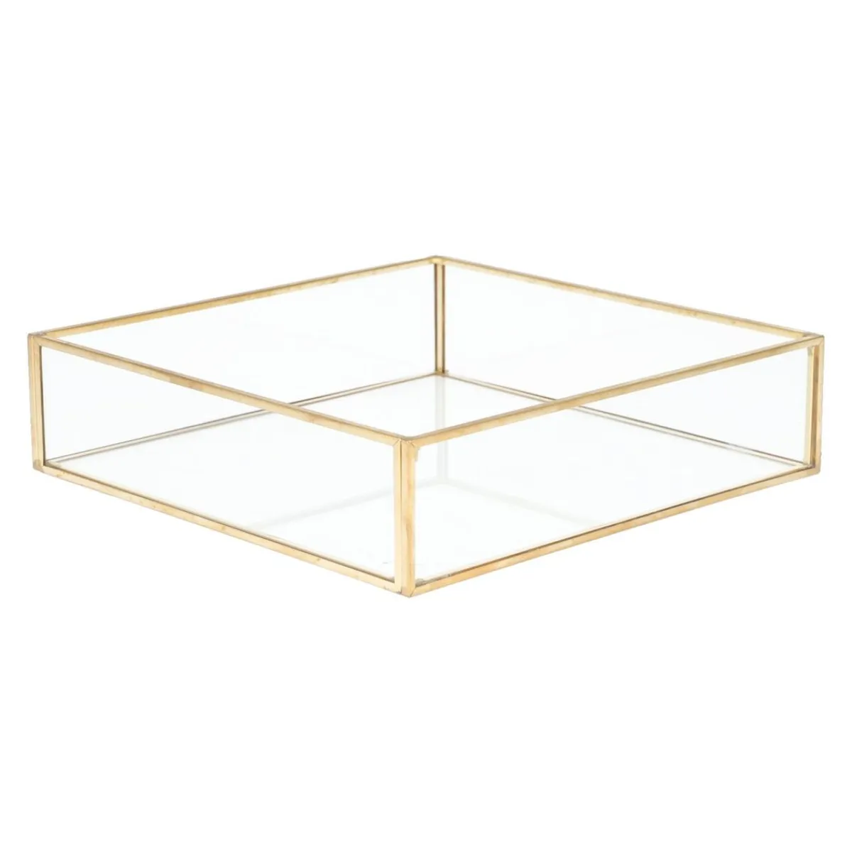 HOMLA Taca Grazia Ozdobna Zlota 18X18X4 Cm Zloty Best