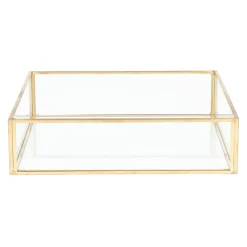 HOMLA Taca Grazia Ozdobna Zlota 18X18X4 Cm Zloty Best