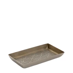 HOMLA Tacka Araria Zlota Z Ozdobnymi Wytloczeniami 23X12X3 Cm Discount