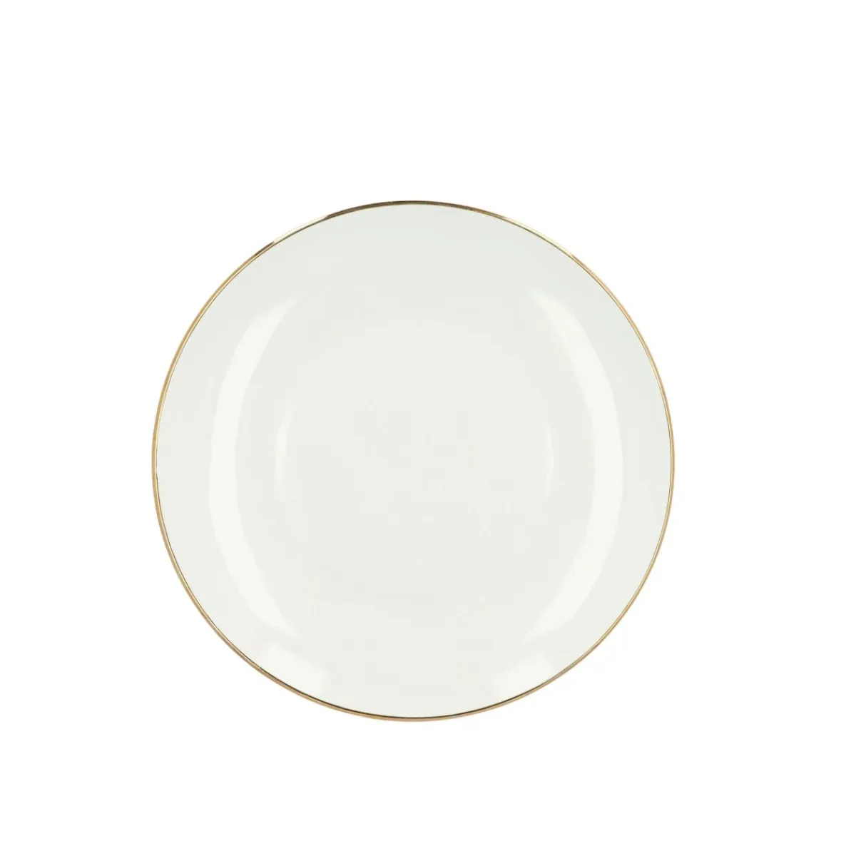HOMLA Talerz Auro Deserowy Ze Zlota Obwodka 19 Cm Bialy Online