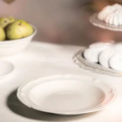 HOMLA Talerz Jasmine Gleboki Bialy 22 Cm Clearance