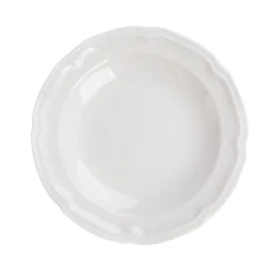 HOMLA Talerz Jasmine Gleboki Bialy 22 Cm Clearance