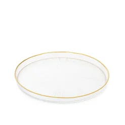 HOMLA Talerz Monze Transparentny Ze Zlota Obwodka 21 Cm Online