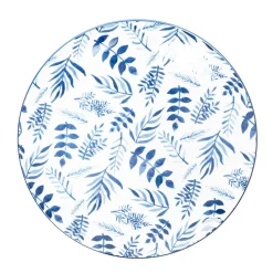 HOMLA Talerz Navia Obiadowy W Listki 27 Cm Granatowy Discount