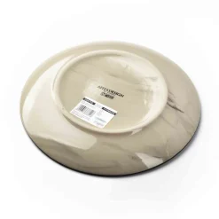 AFFEK DESIGN Talerz Odette Deserowy Fi 19 Cm Szary