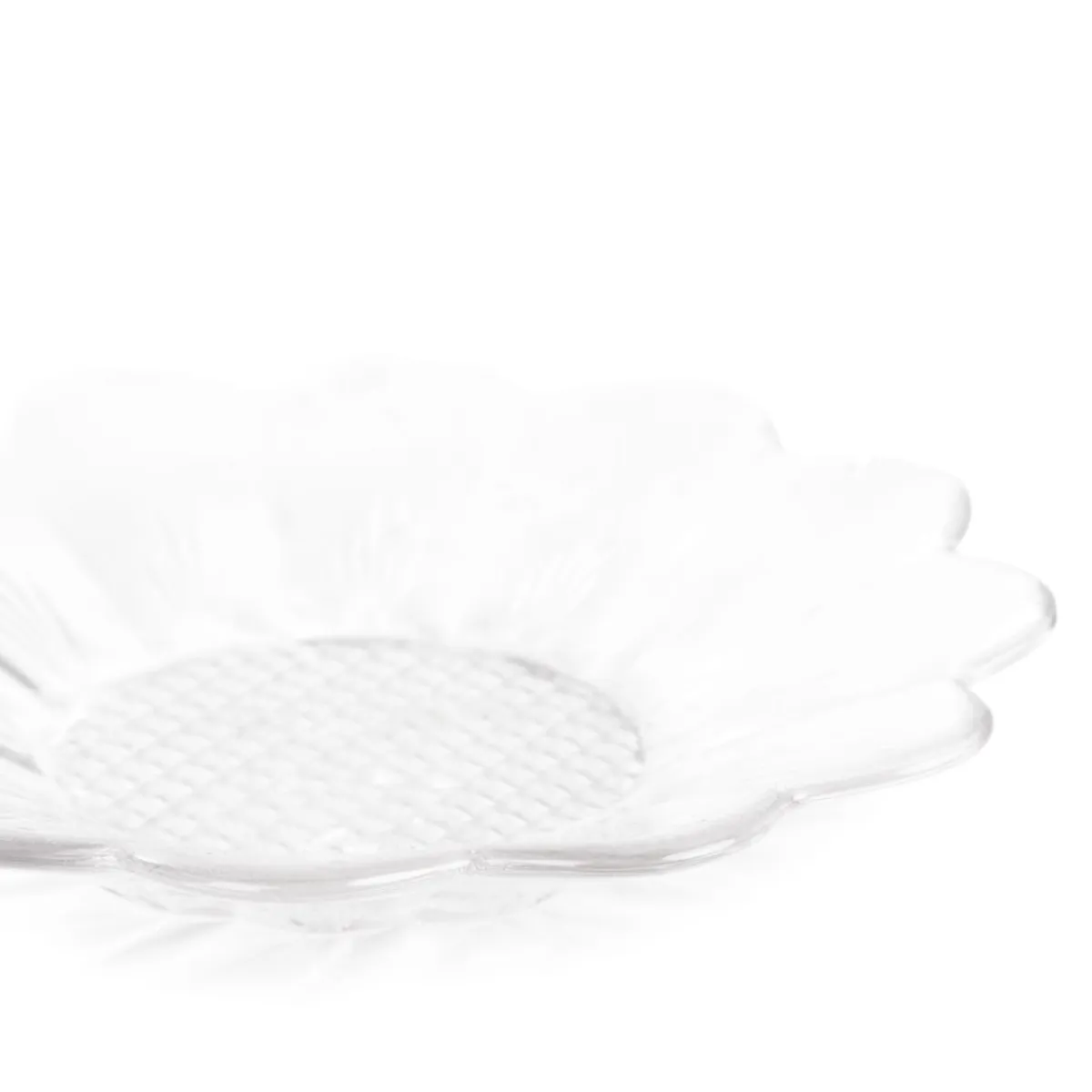 HOMLA Talerzyk Caren W Ksztalcie Kwiatka Transparentny 11 Cm Clearance