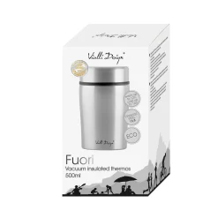 VIALLI DESIGN Termos Fuori Obiadowy 0,5 L Srebrny Hot