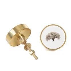 HOMLA Uchwyty Do Mebli Gaya Metalowe Z Marmurem 4X4Cm Sale