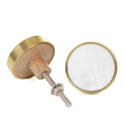 HOMLA Uchwyty Do Mebli Geme Metalowe Z Marmurem 4X4Cm Outlet