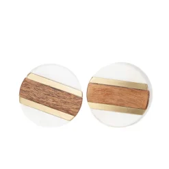 HOMLA Uchwyty Do Mebli Hant Metalowe Z Marmurem 3,7X3,7 Cm Outlet