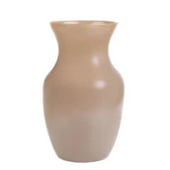 HOMLA Wazon Ambros Szklany Bezowy 13X12X20 Cm Discount