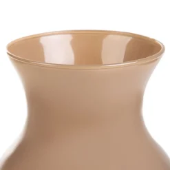 HOMLA Wazon Ambros Szklany Bezowy 13X12X20 Cm Discount