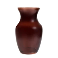 HOMLA Wazon Ambros Szklany Brazowy 13X12X20 Cm New