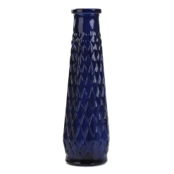 HOMLA Wazon Archie Szklany Granatowy 6,5X22 Cm New