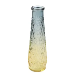HOMLA Wazon Archie Szklany Ombre Granatowo-Zolty 6,5X22 Cm Discount
