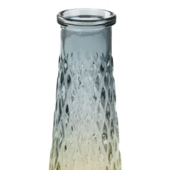 HOMLA Wazon Archie Szklany Ombre Granatowo-Zolty 6,5X22 Cm Discount