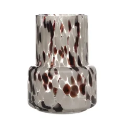 HOMLA Wazon Artistic Szklany Krezle 13,5X13,5X18 Cm Outlet