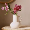 HOMLA Wazon Cairo Ceramiczny 15X14,5X18 Cm Bialy Sale