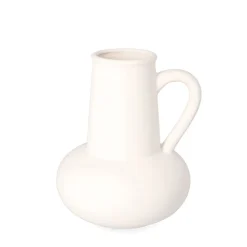 HOMLA Wazon Cairo Ceramiczny 15X14,5X18 Cm Bialy Sale