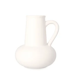 HOMLA Wazon Cairo Ceramiczny 15X14,5X18 Cm Bialy Sale