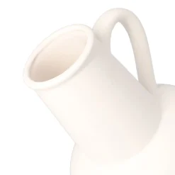 HOMLA Wazon Cairo Ceramiczny 15X14,5X18 Cm Bialy Sale