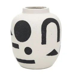 HOMLA Wazon Etnic W Geometryczne Wzory 14X14X16 Cm Discount