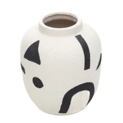 HOMLA Wazon Etnic W Geometryczne Wzory 14X14X16 Cm Discount