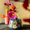 HOMLA Wazon Floral Aura W Kwiaty Granatowy 16X16X13,5 Cm Clearance