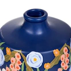 HOMLA Wazon Floral Aura W Kwiaty Granatowy 16X16X13,5 Cm Clearance