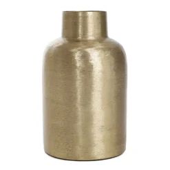 HOMLA Wazon Girona Metalowy Zloty 10X10X18 Cm Sale