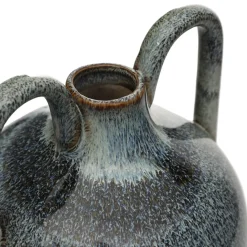 HOMLA Wazon Lave Ceramiczny Z Uszami Granatowy 12X12X20 Cm Online