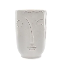 HOMLA Wazon Muka Ceramiczny 11.8X17 Cm Bialy Sale