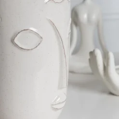 HOMLA Wazon Muka Ceramiczny 11.8X17 Cm Bialy Sale